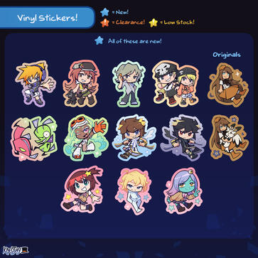 Vinyl Stickers $3 | 5 for $12