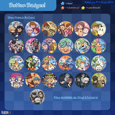 Button Badges | $6, 3 for $15