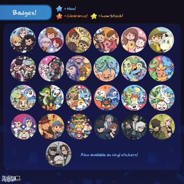 Button Badges $6 | 3 for $15