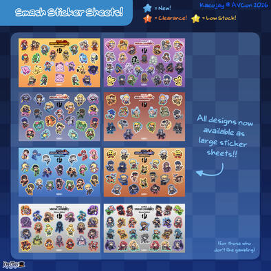 Smash Sticker Sheets | $12, 2 for $20