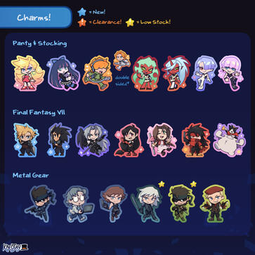 Large Acrylic Charms $15 | 2 for $25