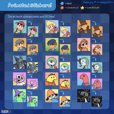 Animated Stickers | $5, 3 for $12