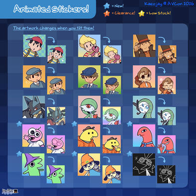 Animated Stickers | $5, 3 for $12