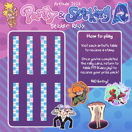 Hosting | Panty and Stocking Sticker Rally | $10 Entry